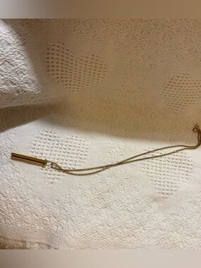 Minimalist Gold Bar Pendant Necklace for Women